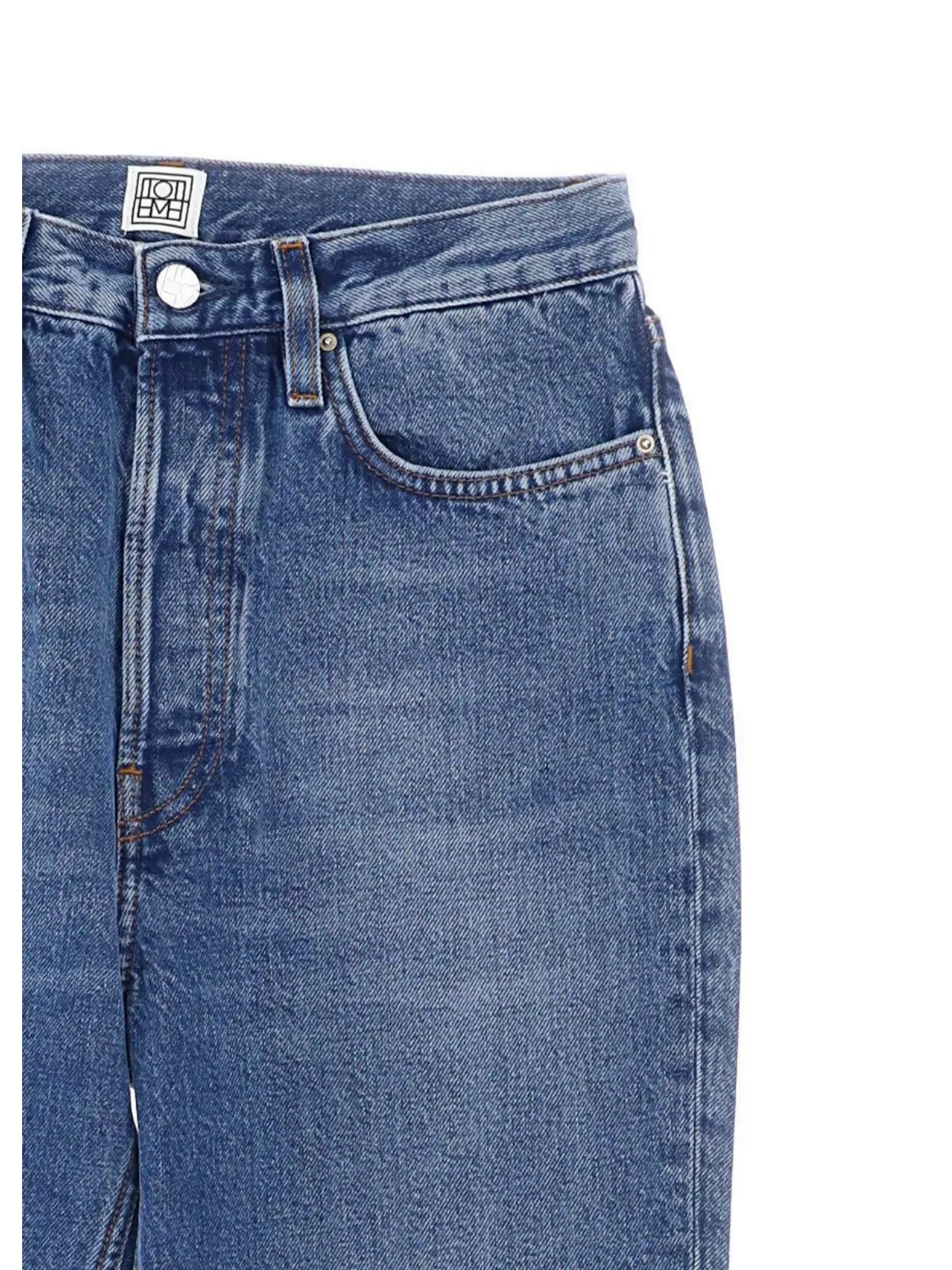 Totême Belt Loops Five-pocket Design Raw Hem
