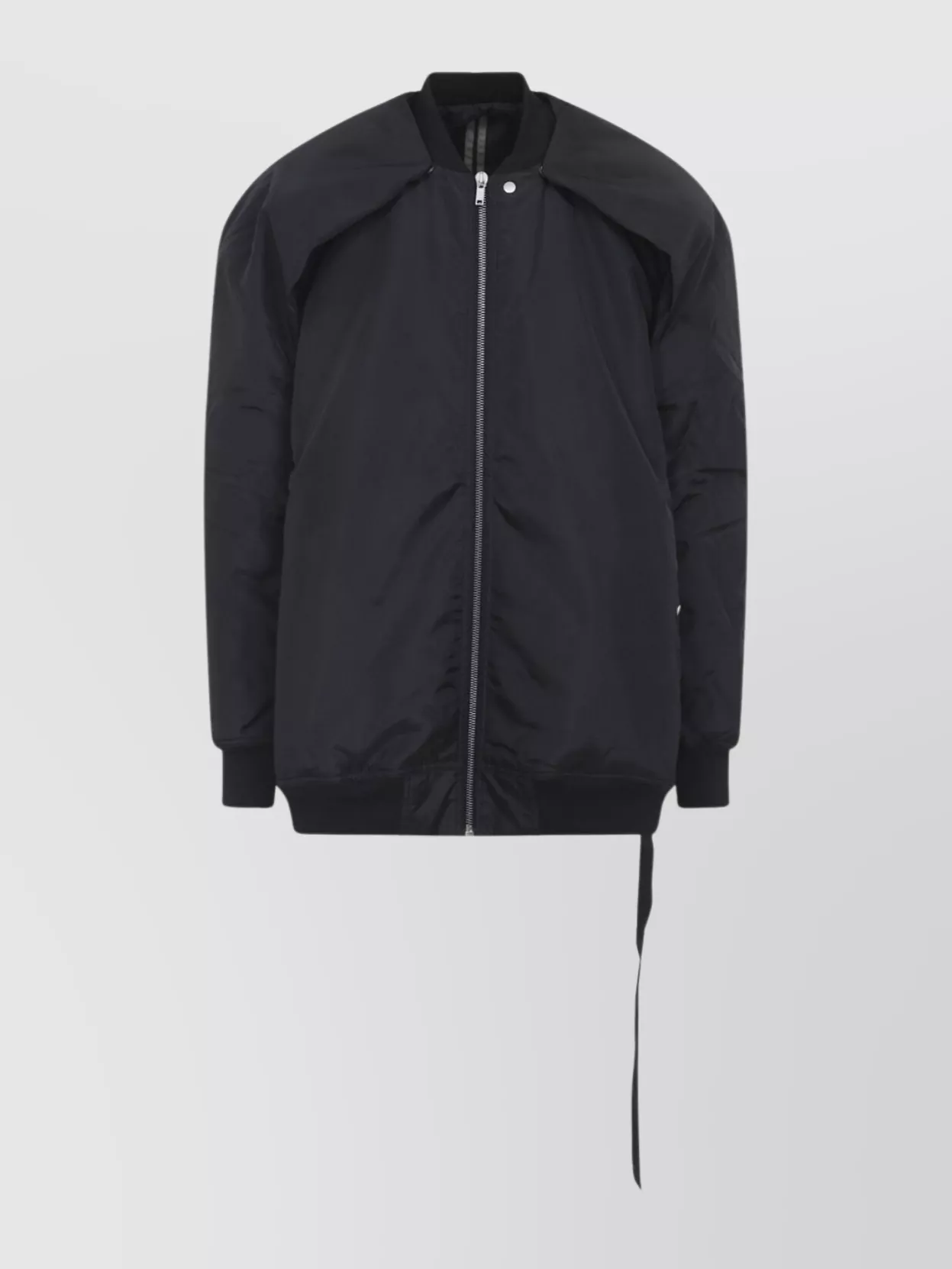 Rick Owens Drkshdw Longline Jacket With Ribbed Cuffs And Hem