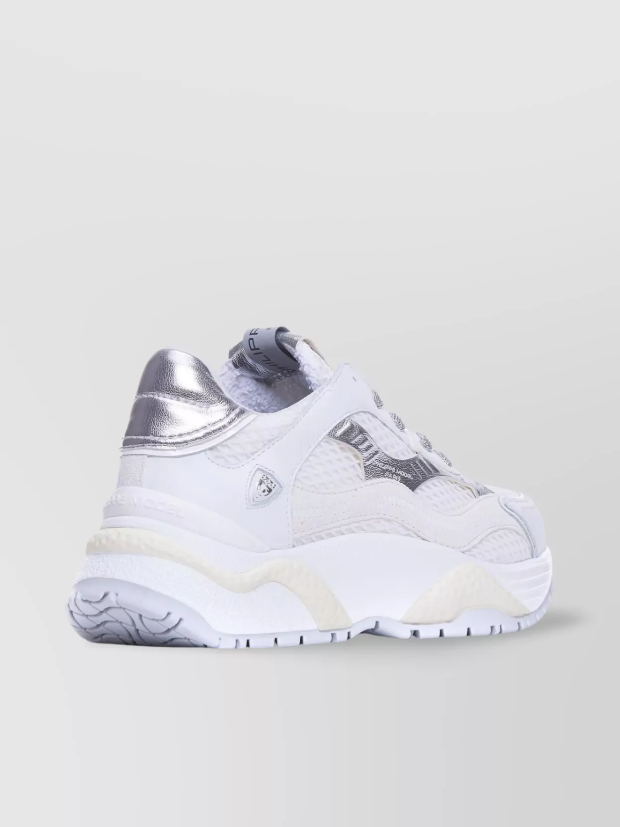 Philippe Model Low Top Leather And Fabric Sneakers