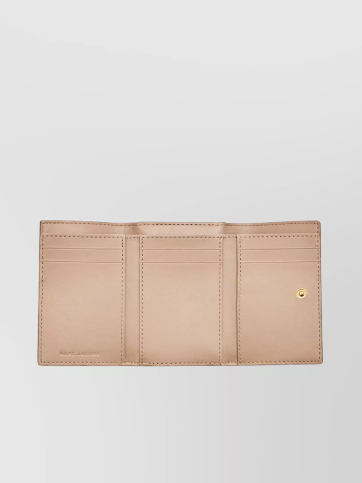 Marc Jacobs Ivory White Leather Tri-Fold Wallet