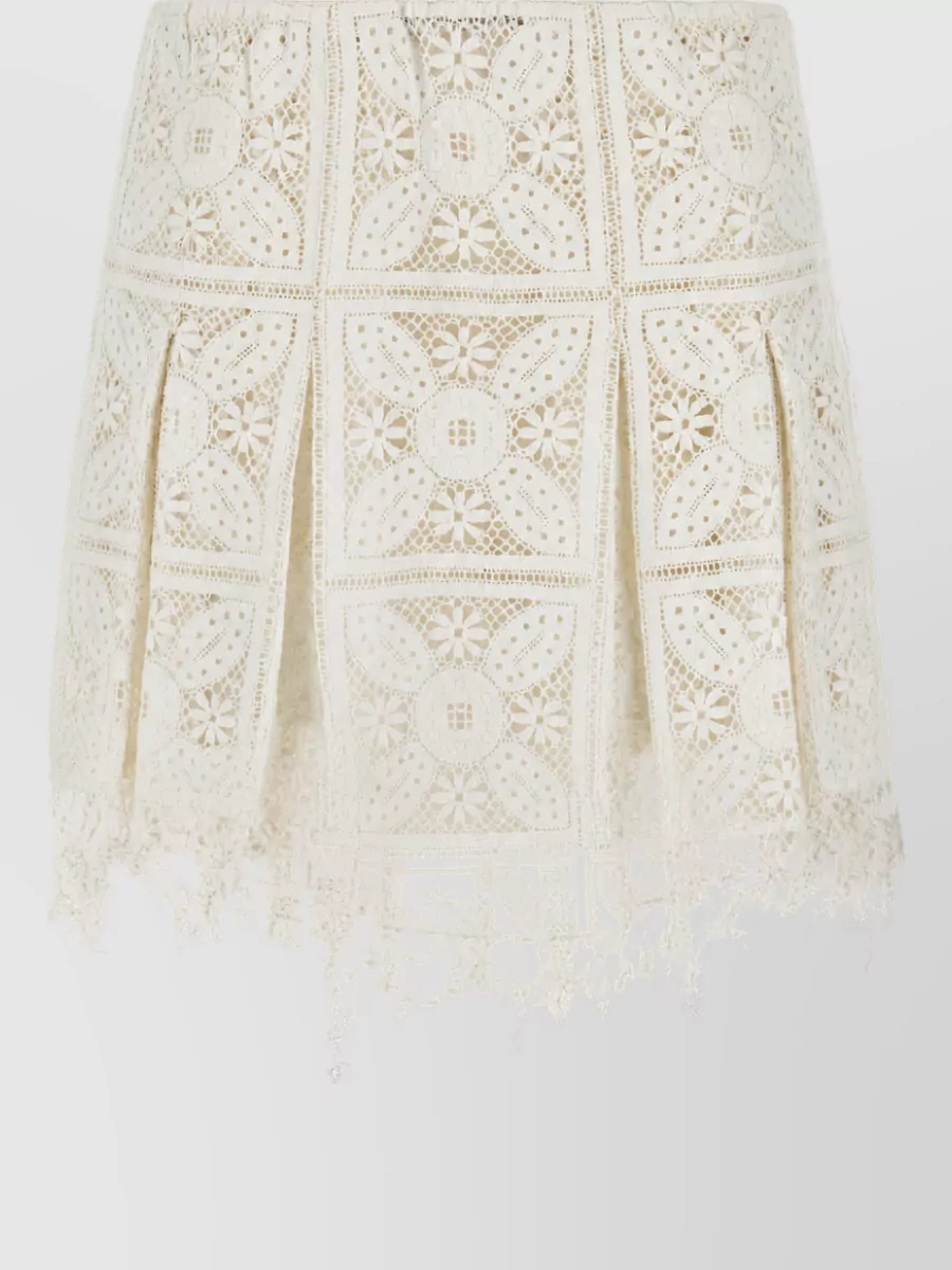 Loewe Paula's Ibiza Lace a-line skirt