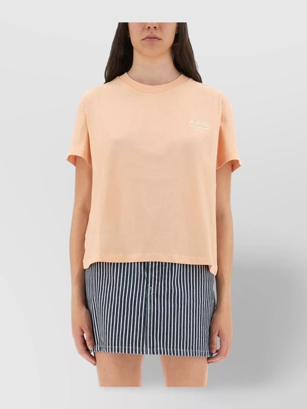 Apc Madame Gots Street T-shirt In Orange