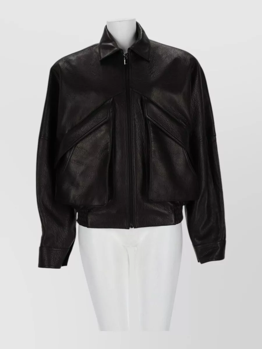 Magda Butrym leather coat