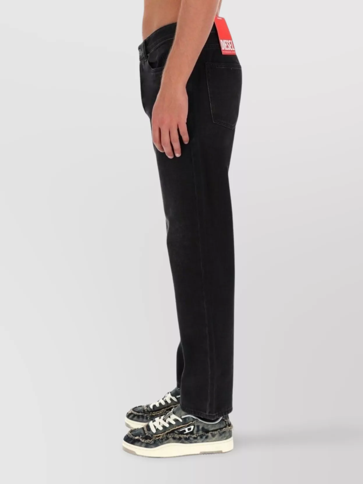 Diesel Straight Leg Denim With Five Pocket Design