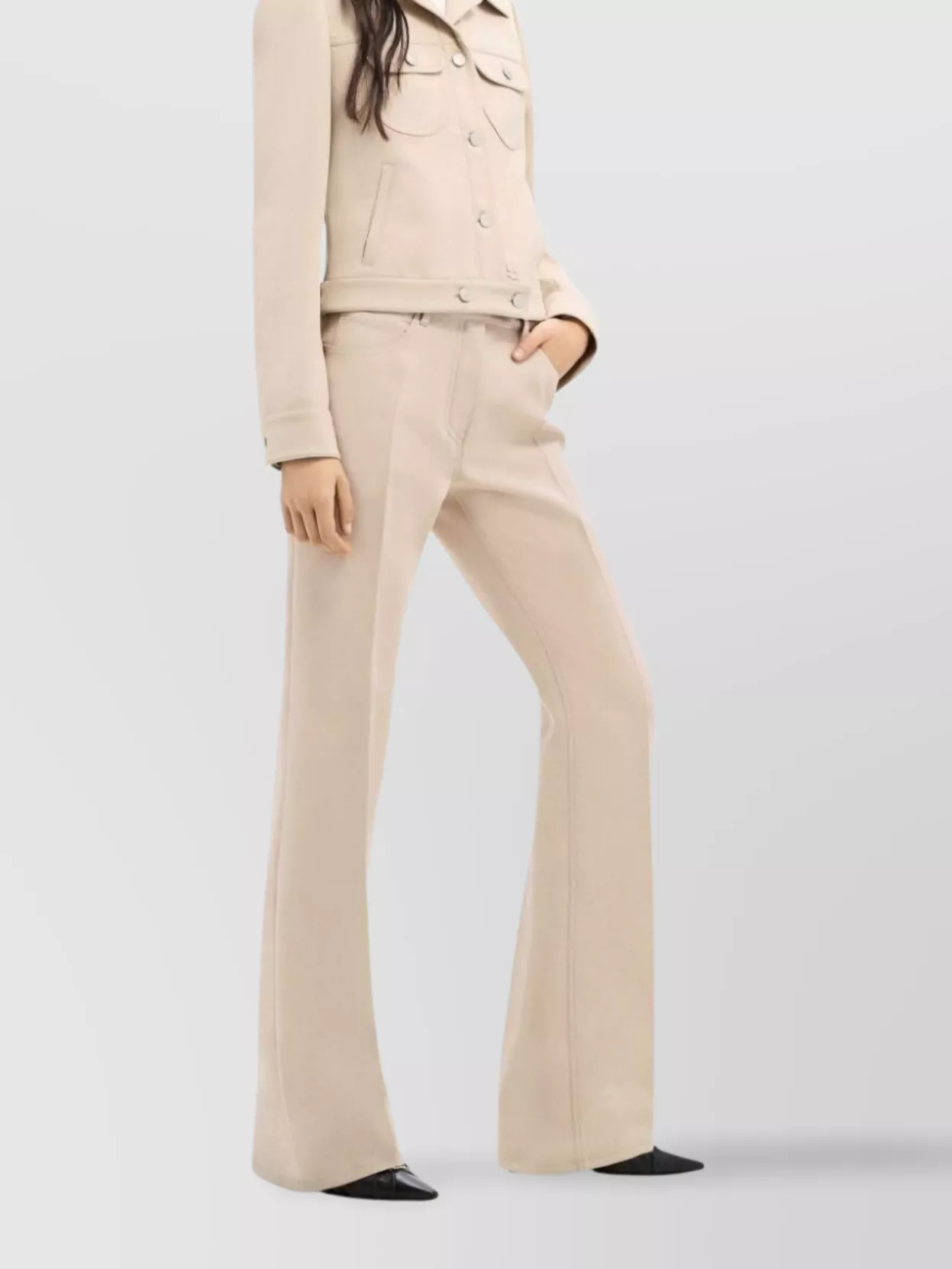 Courrèges Courregès Trucker Jacket Signature Twill In Multi