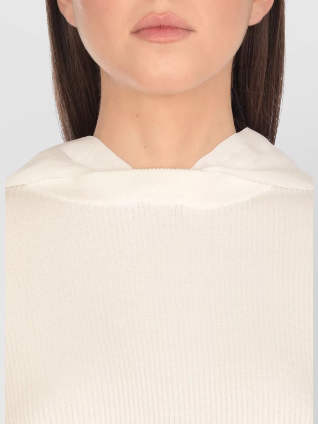 Brunello Cucinelli Ribbed Knit Hooded Sweater