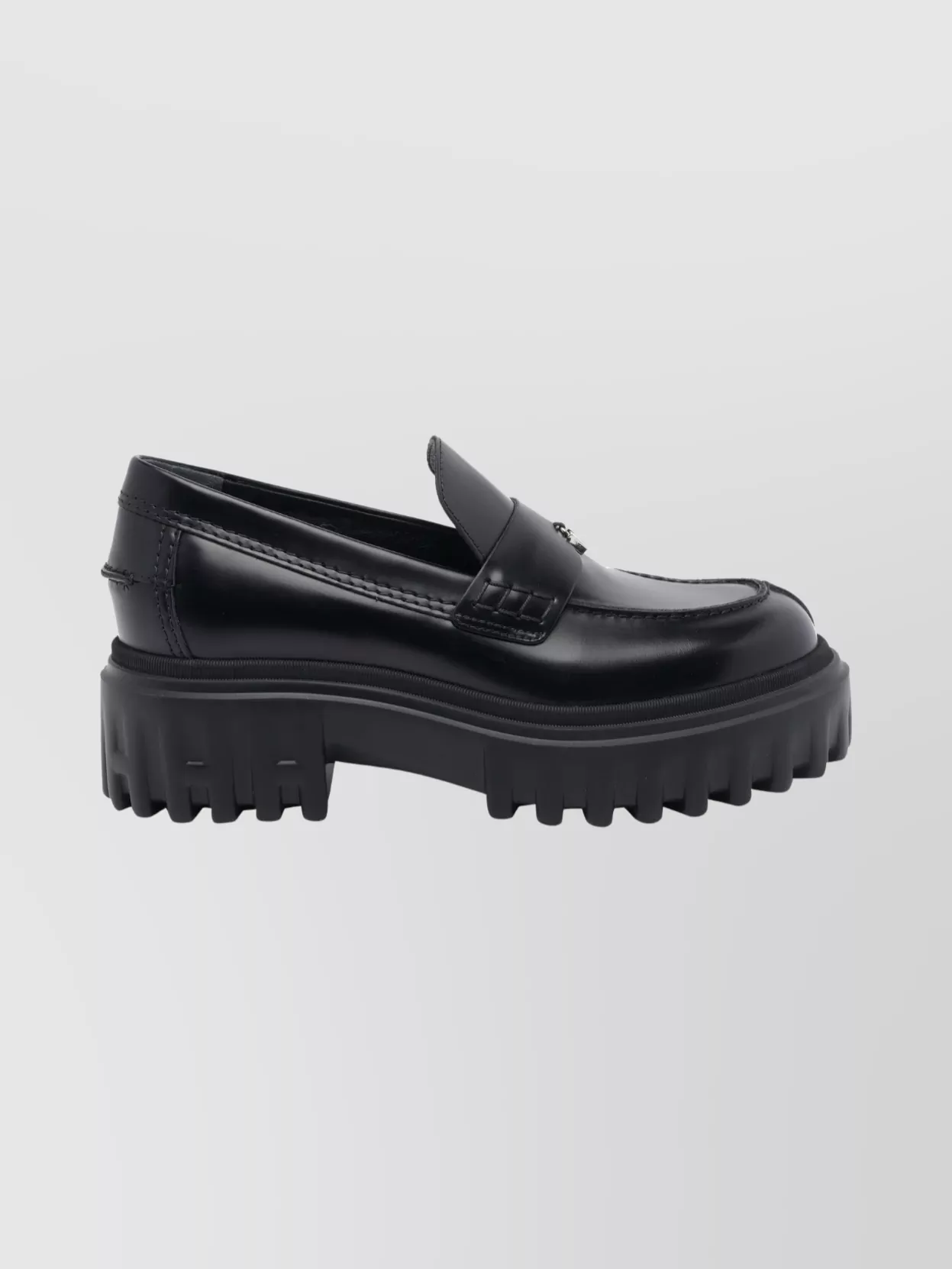 Hogan Leather Loafers Chunky Sole