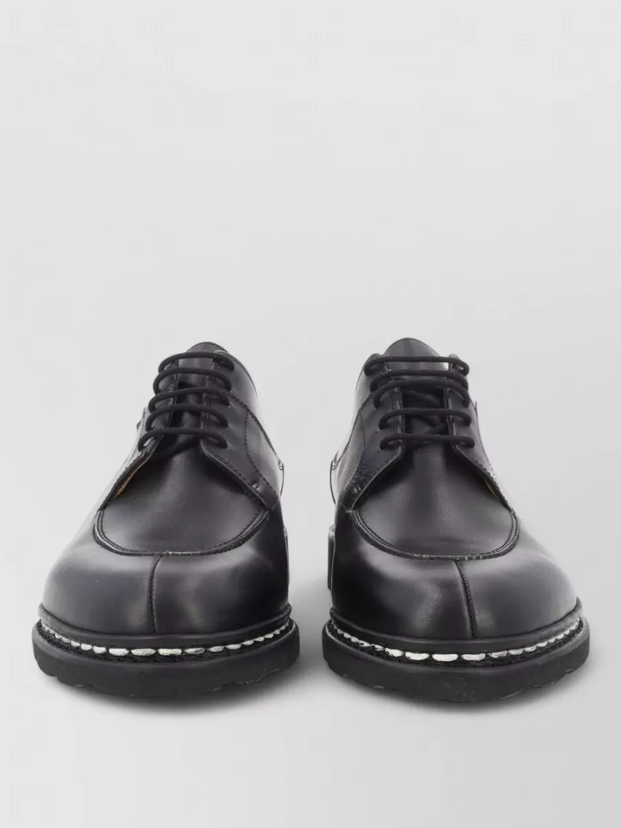 Paraboot leather derby shoes