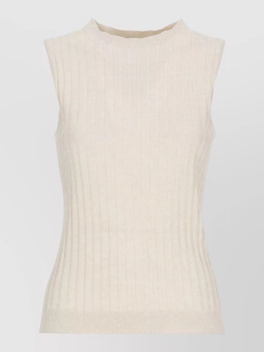 Peserico ribbed sleeveless top