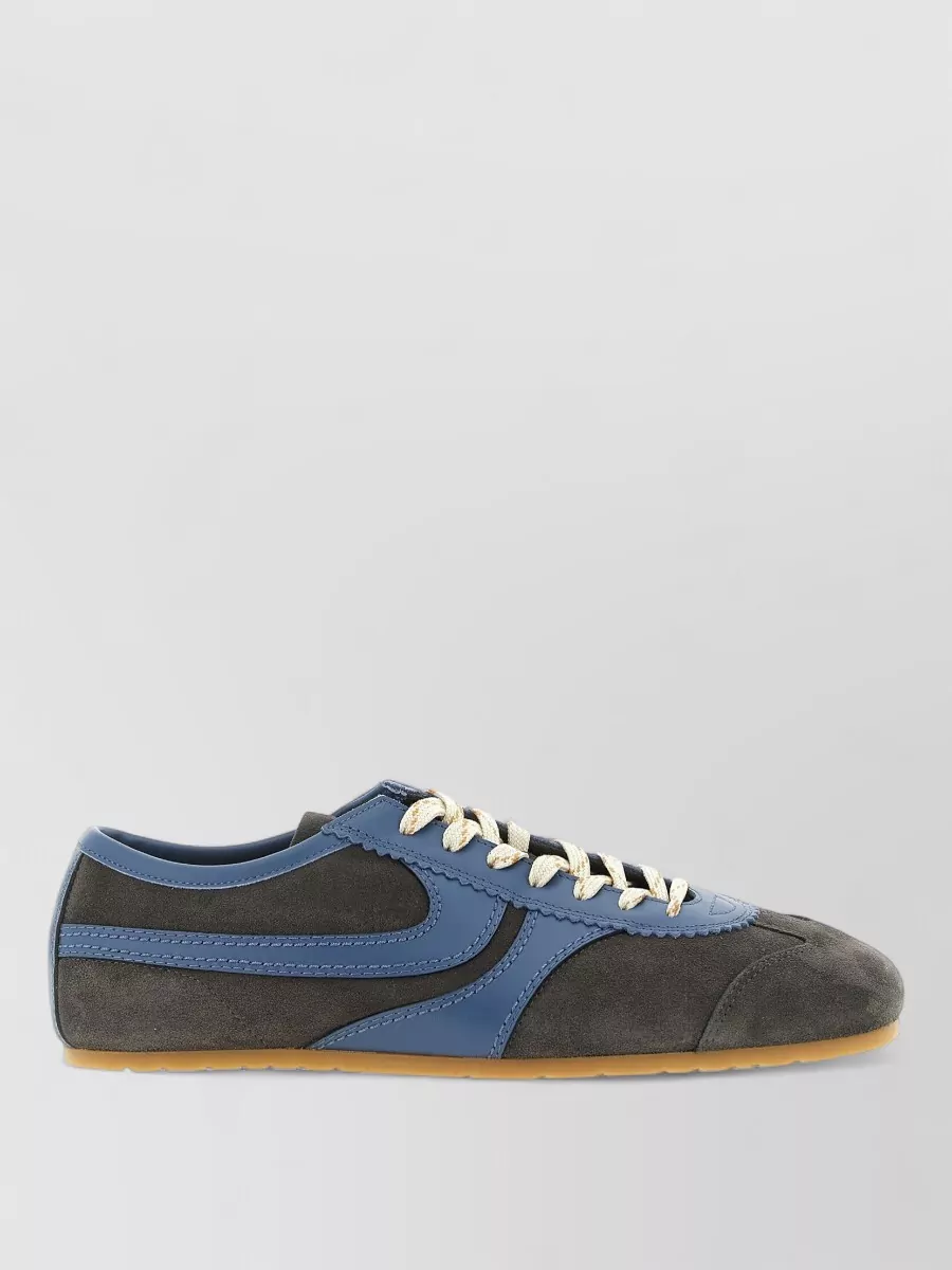 Dries Van Noten Suede Low-Top Sneakers