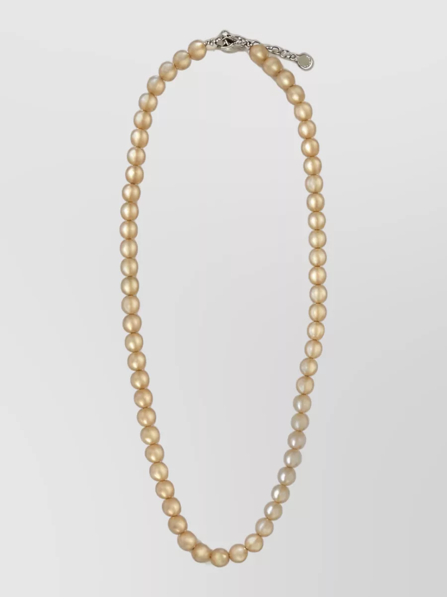 Emporio Armani resin pendant necklace