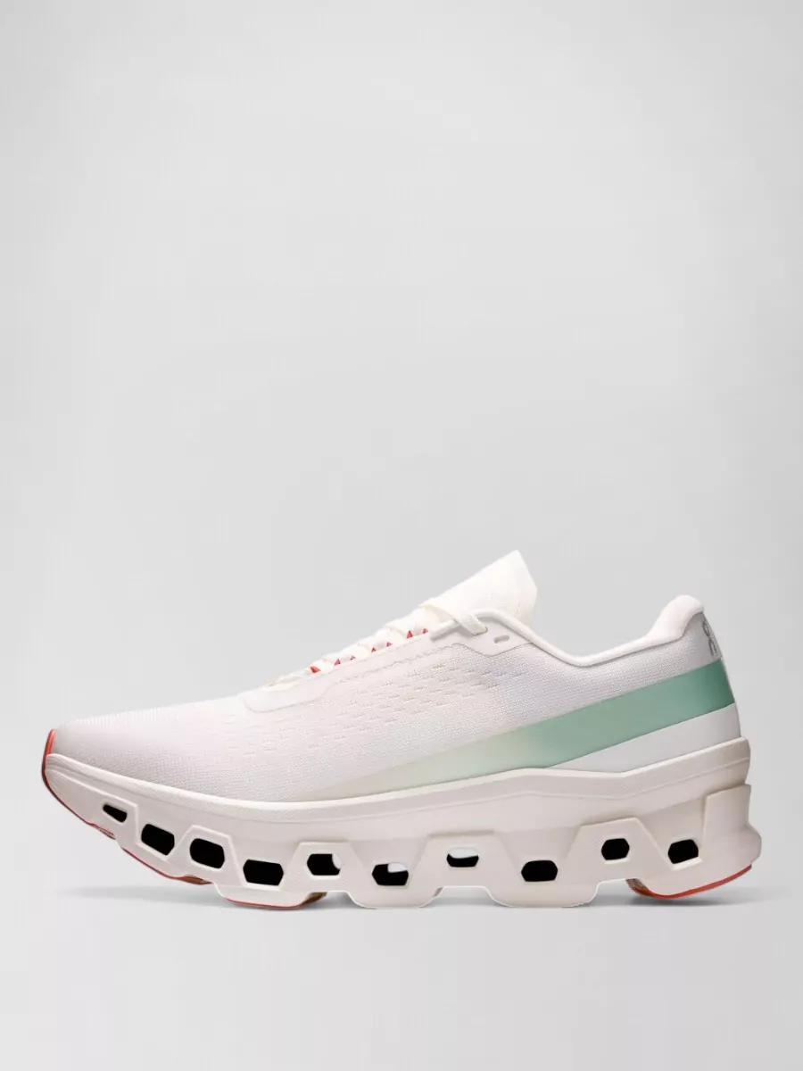 On Cloudmonster One Mesh Sneakers Round Toe