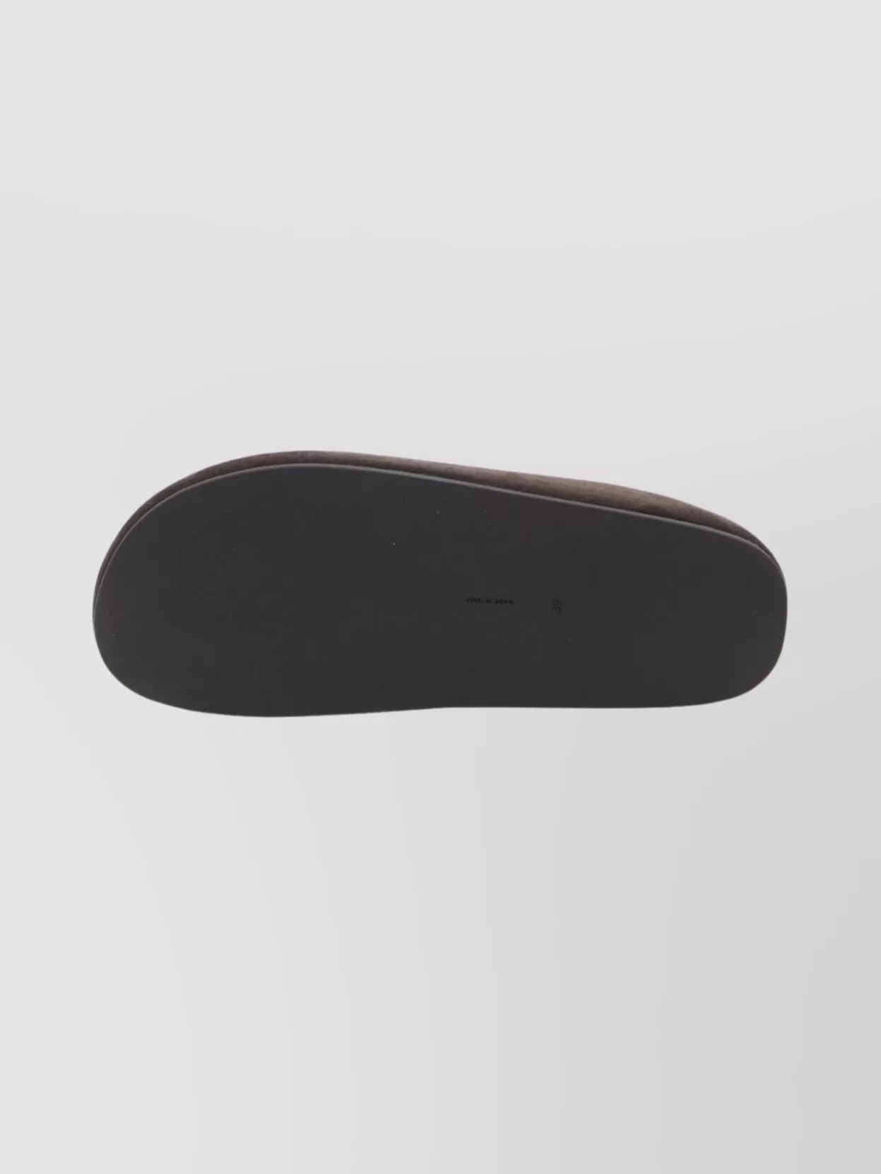 The Row Hudson Suede Leather Slide Sandal