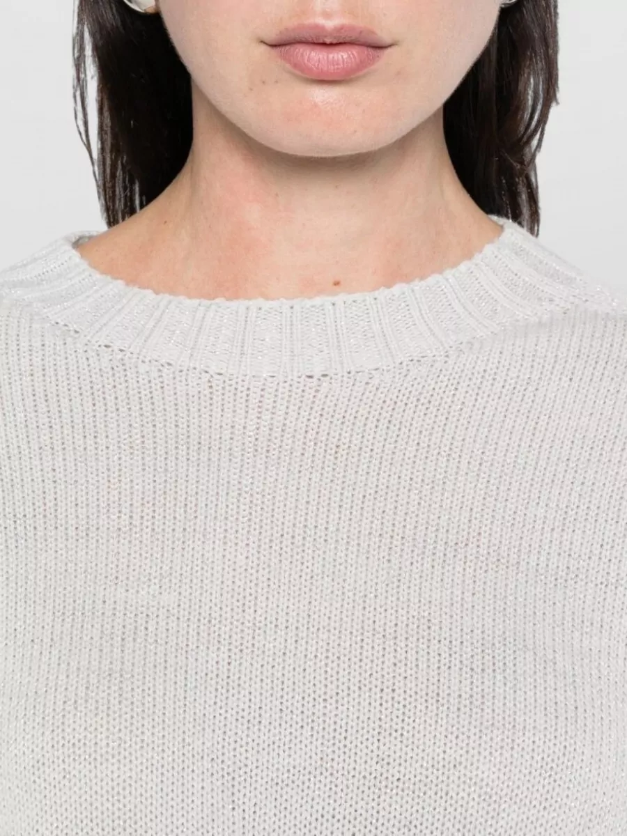Fabiana Filippi Cozy Knit Sweater Featuring Dropped Shoulders