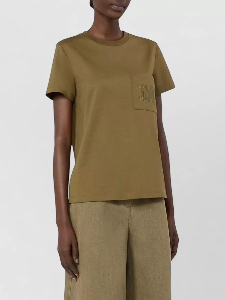 Max Mara Papaia Regular Fit Crew Neck Top