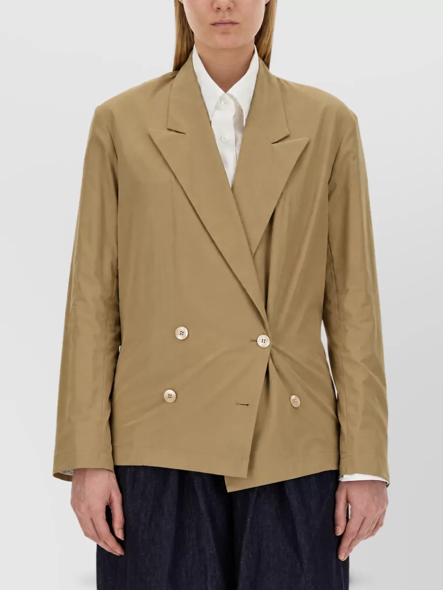 Dries Van Noten Double-Breasted Cotton Blouse