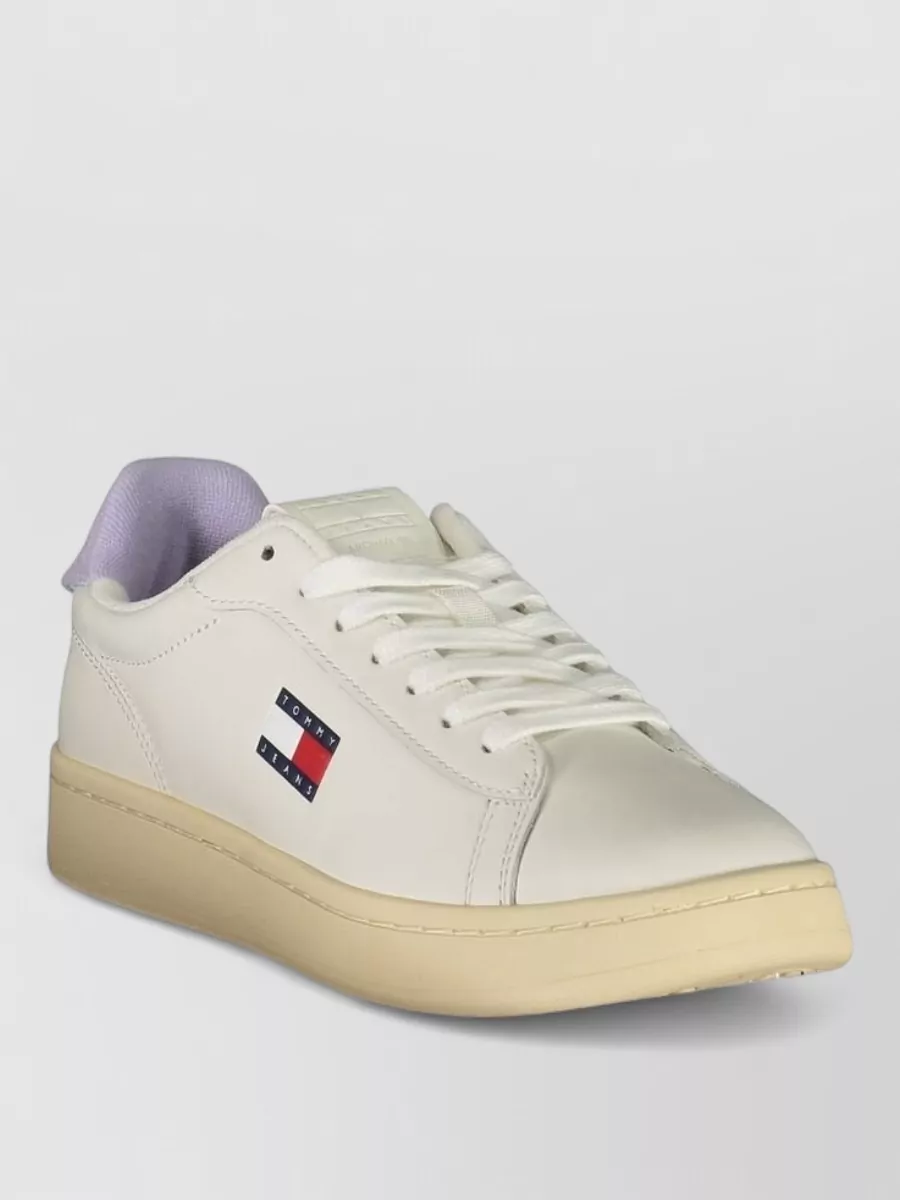 Tommy Hilfiger Leather Lace-Up Sneakers