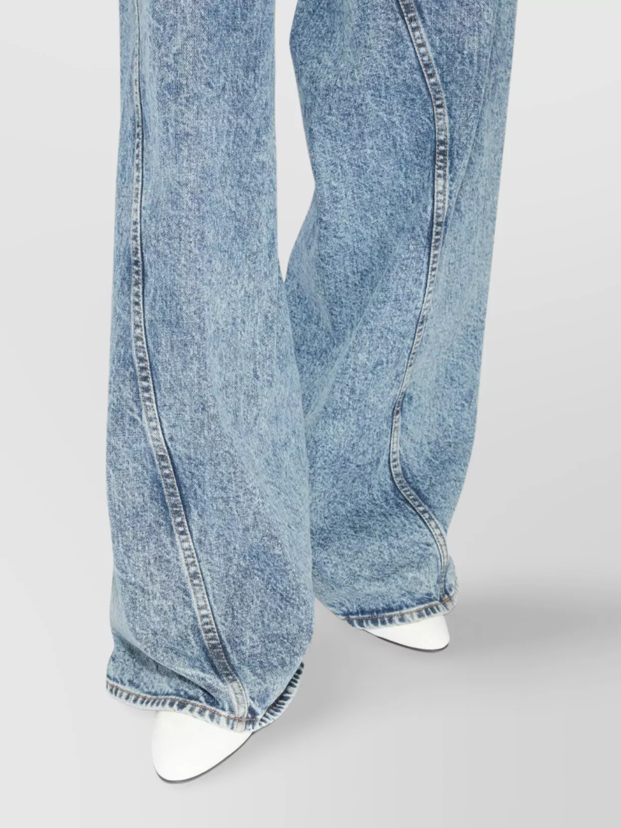 Alaïa Twisted Low Waist Denim Pants