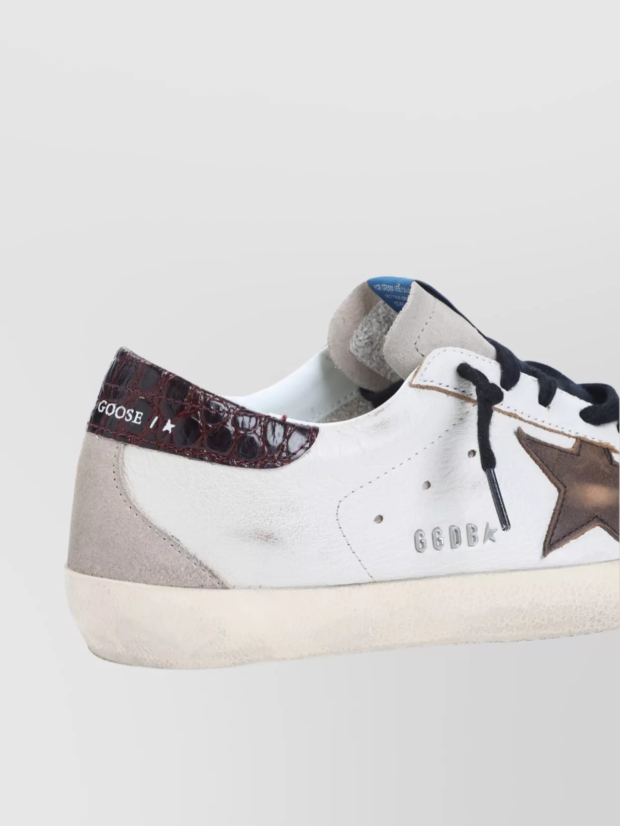 Golden Goose Superstar Sneakers With Brown Back Detail