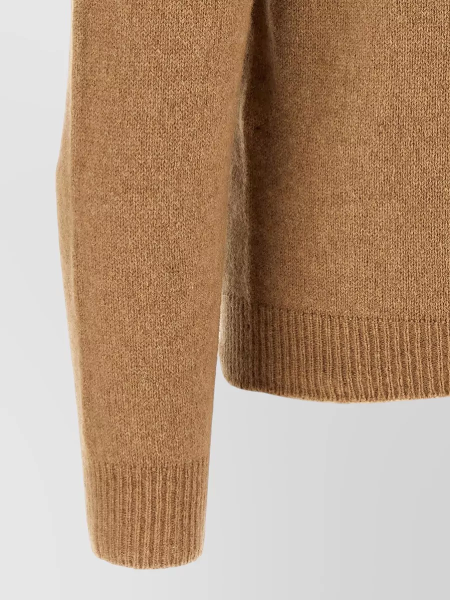 Roberto Collina Ribbed Hooded Sweater
