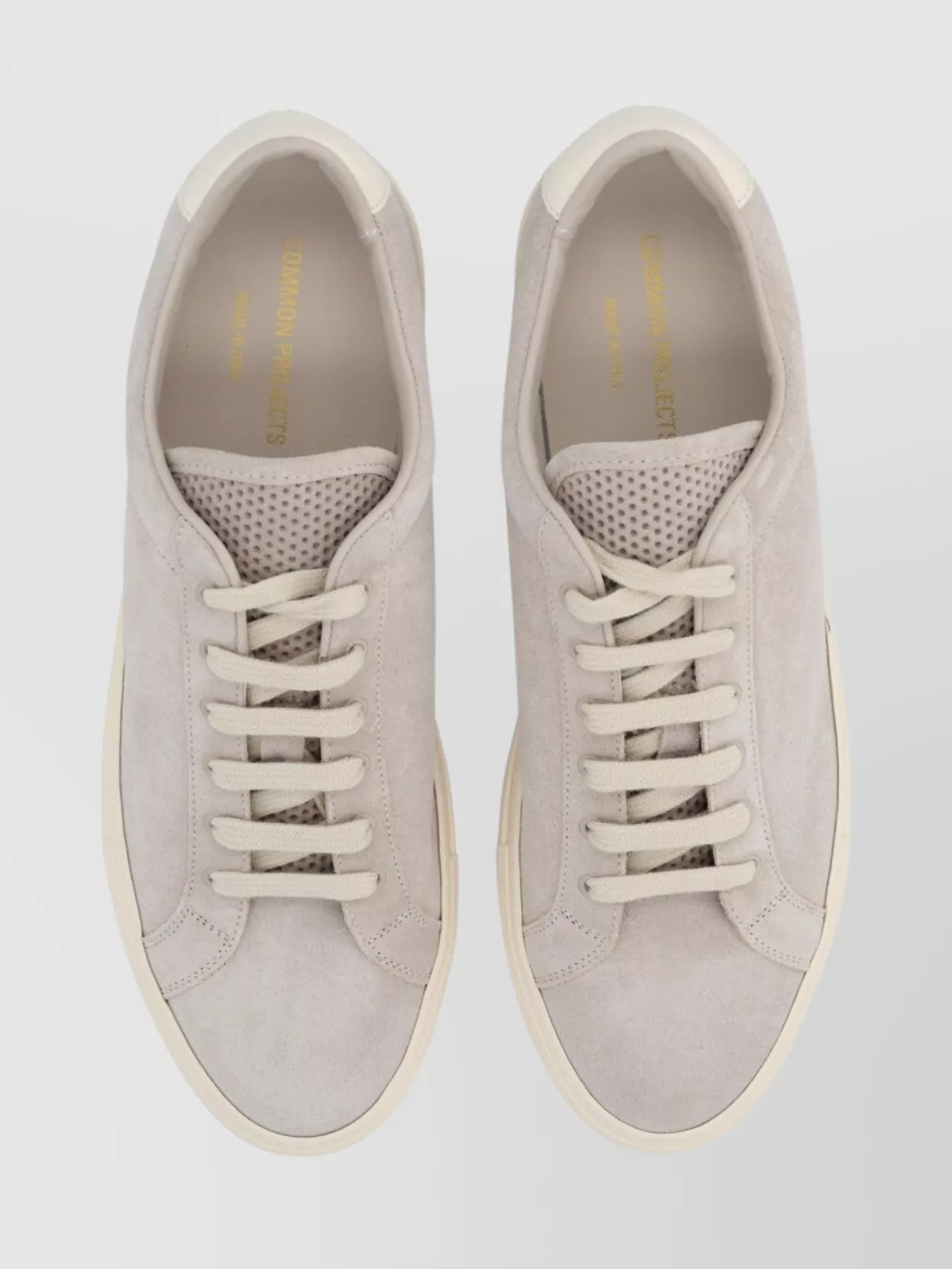 Common Projects Low-Top Suede Sneakers Rubber Sole