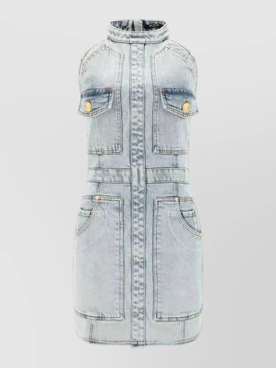 Balmain cotton mini dress