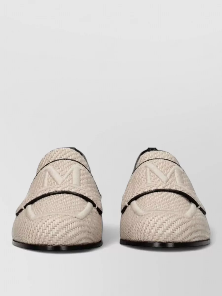 Max Mara fabric loafers