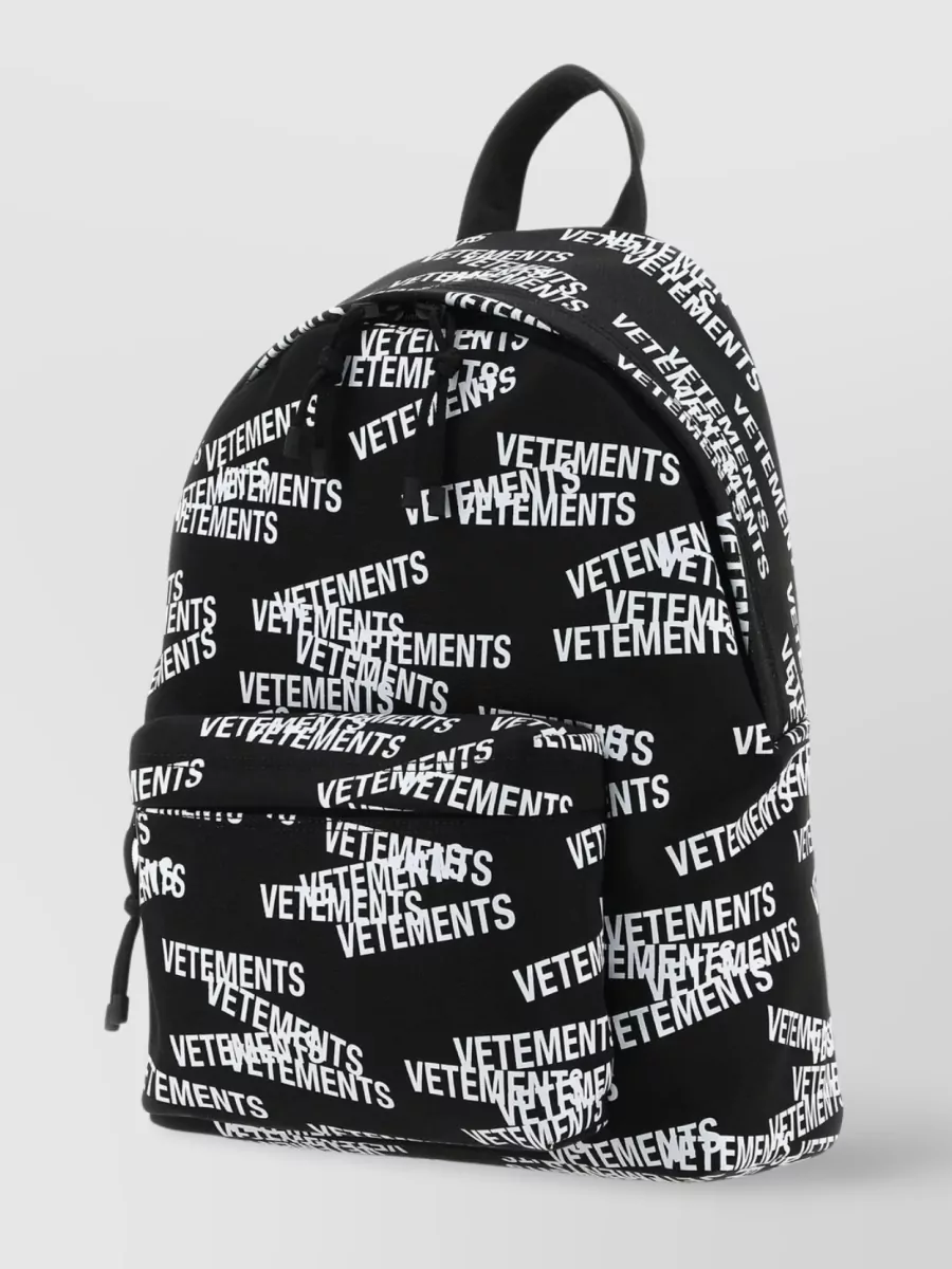 Shop Vetements Functional Nylon Travel Backpack In Black
