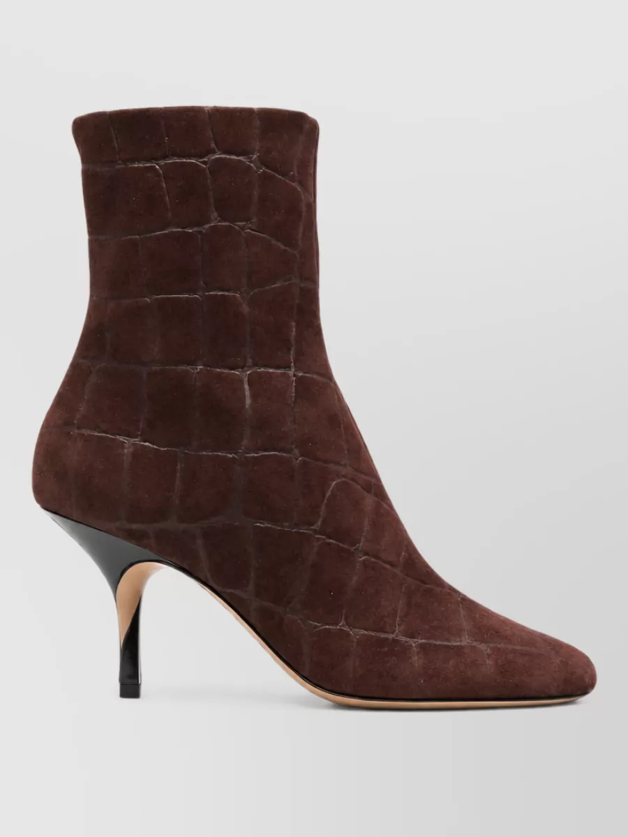 Jacquemus Suede Leather Ankle Boots
