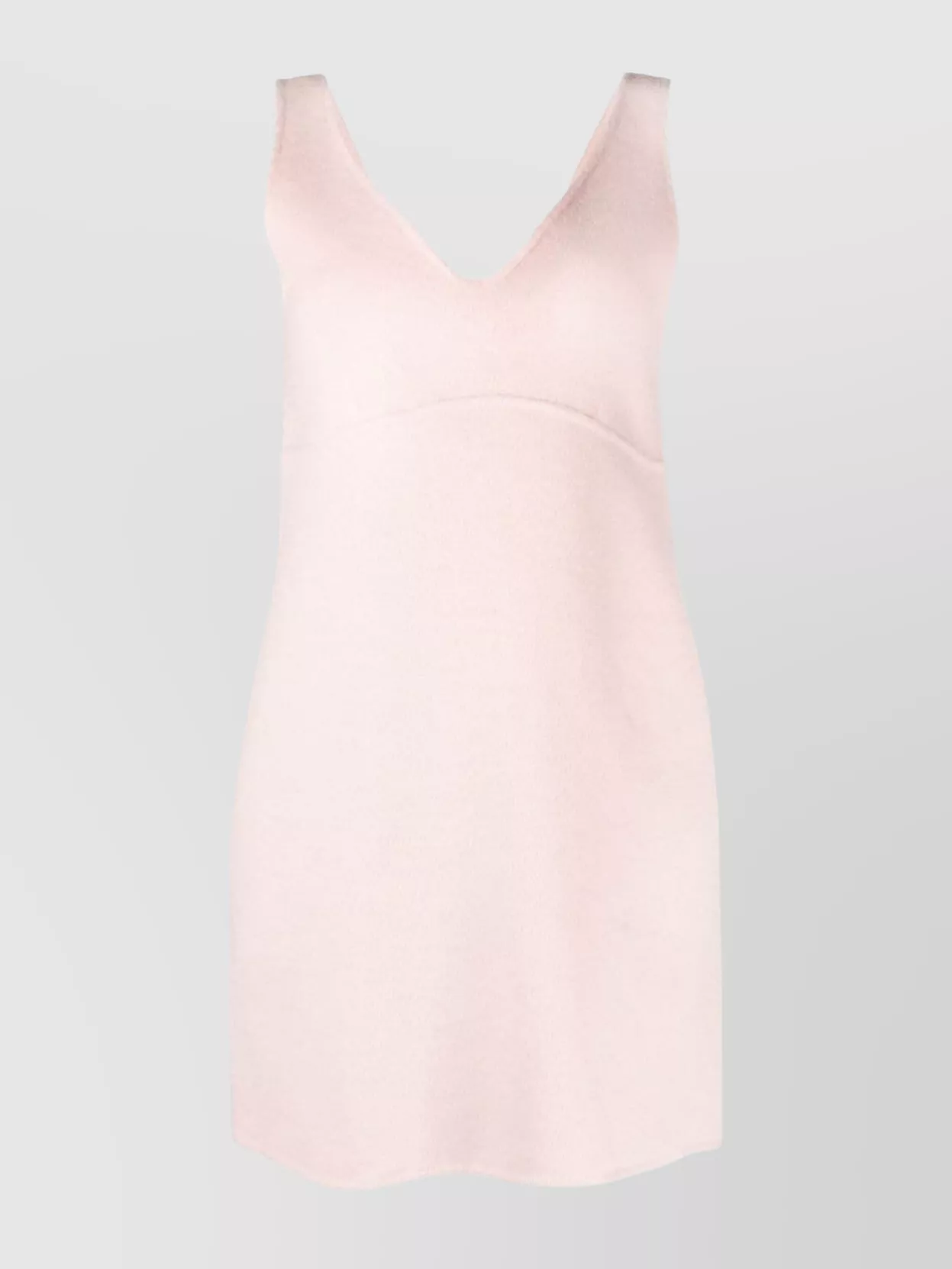 P.a.r.o.s.h Wool Minidress Sleeveless Fitted Silhouette