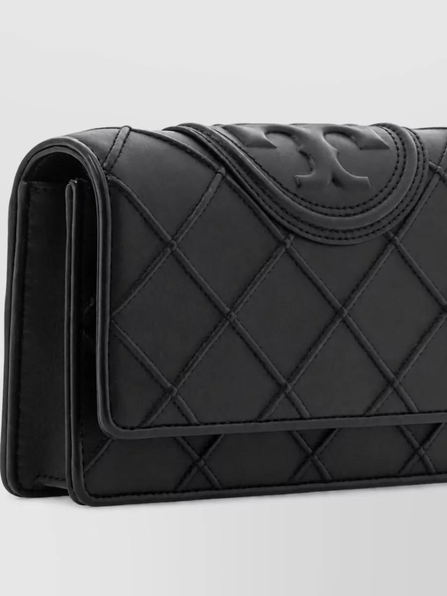 Tory Burch Fleming Lamb Leather Wallet