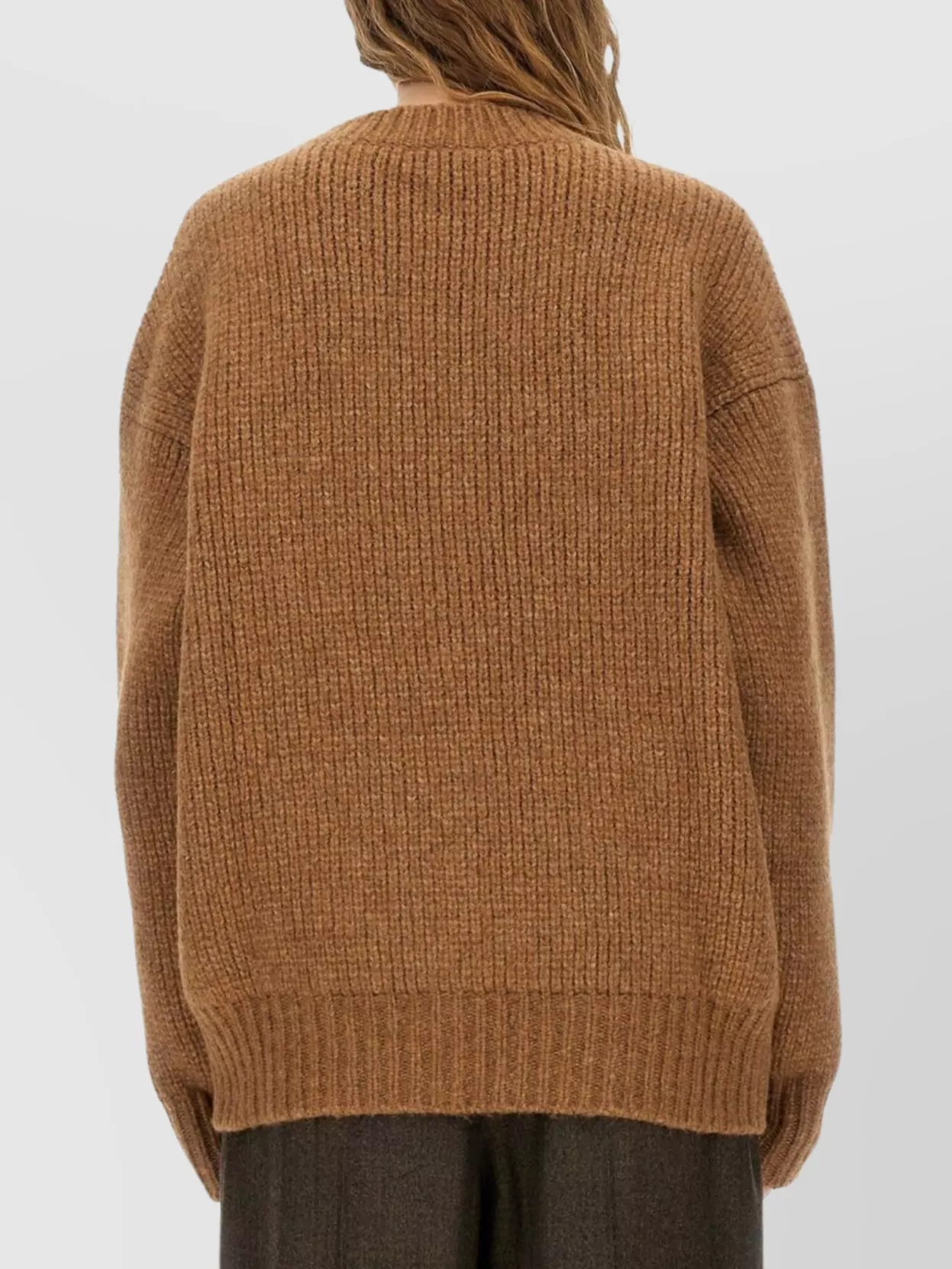 Saint Laurent Cozy Knit Pullover Crew Neck