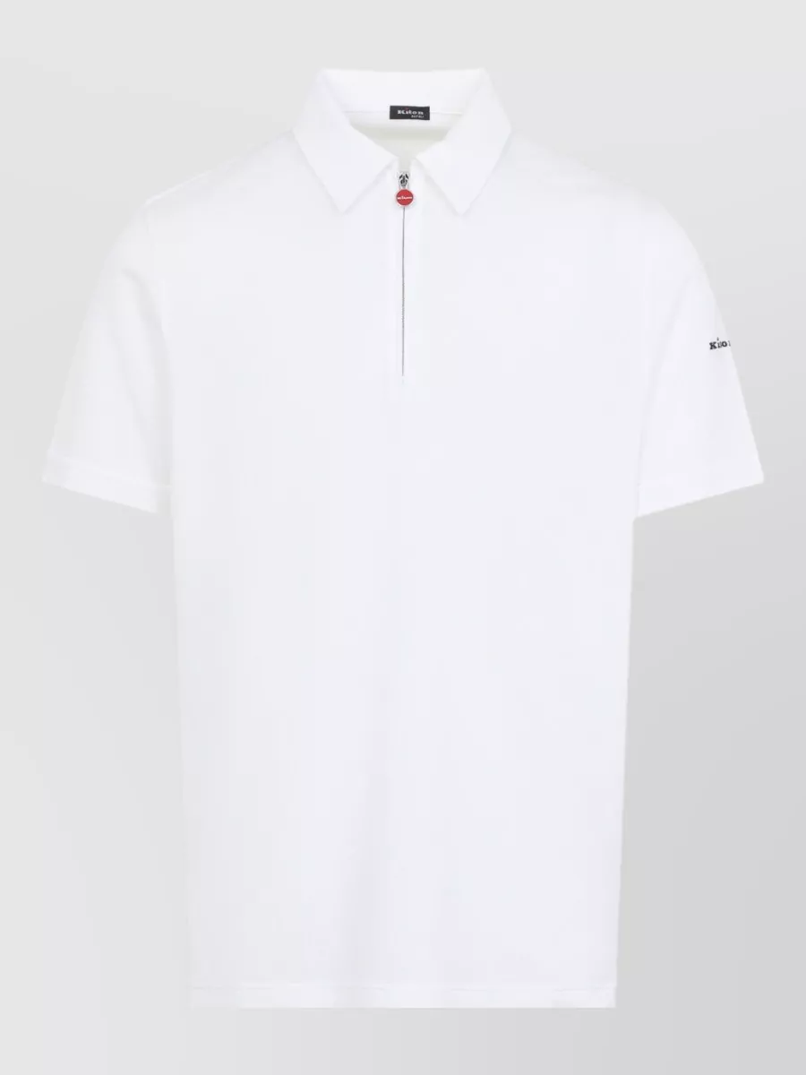 Kiton Cotton Short-Sleeve Polo Shirt