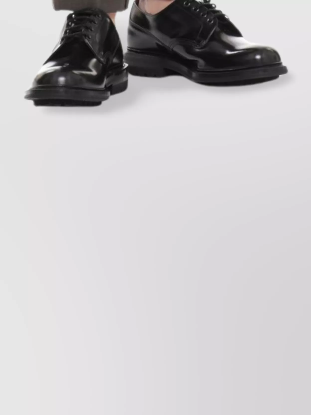 Dondup Straight Leg Trousers Cuffed Hem