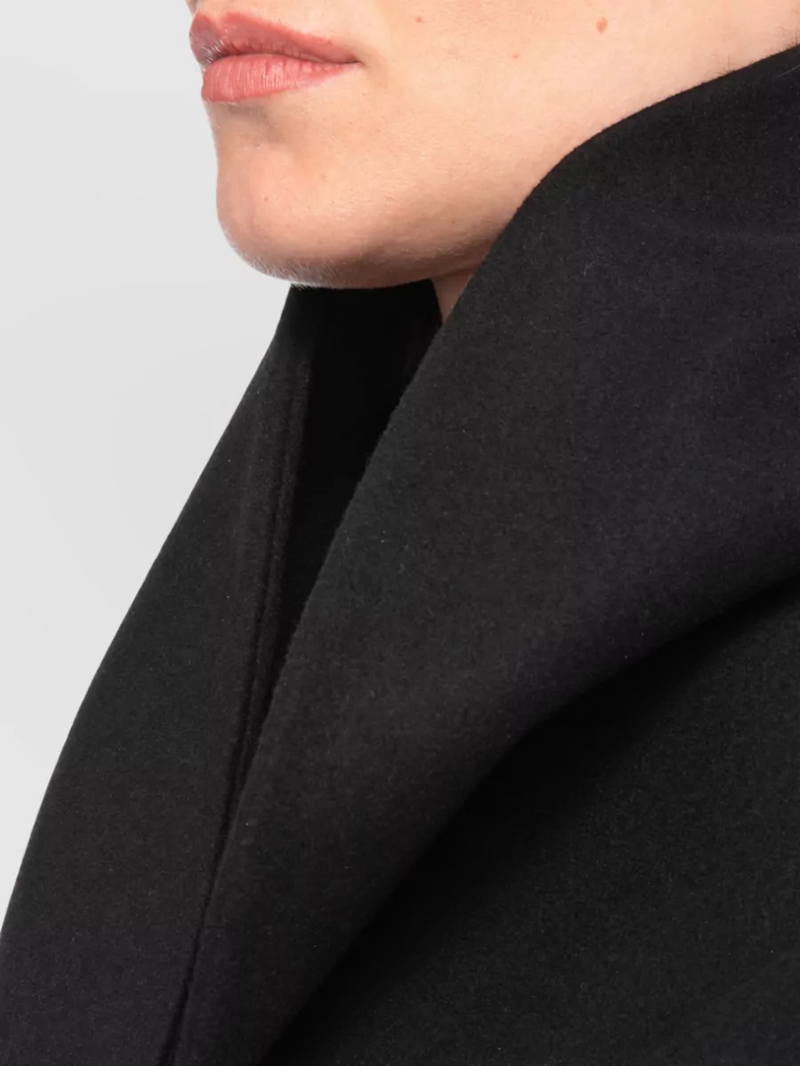 The Andamane Belted Wool Cashmere Single Breasted Coat