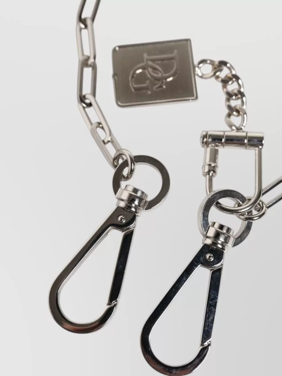Dolce&Gabbana Metal Chain Charm Keychain
