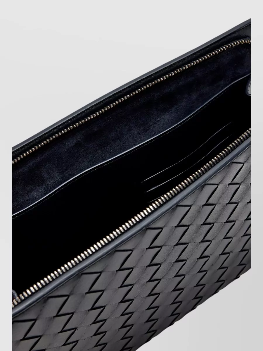 Bottega Veneta Leather Braided Clutch Bag