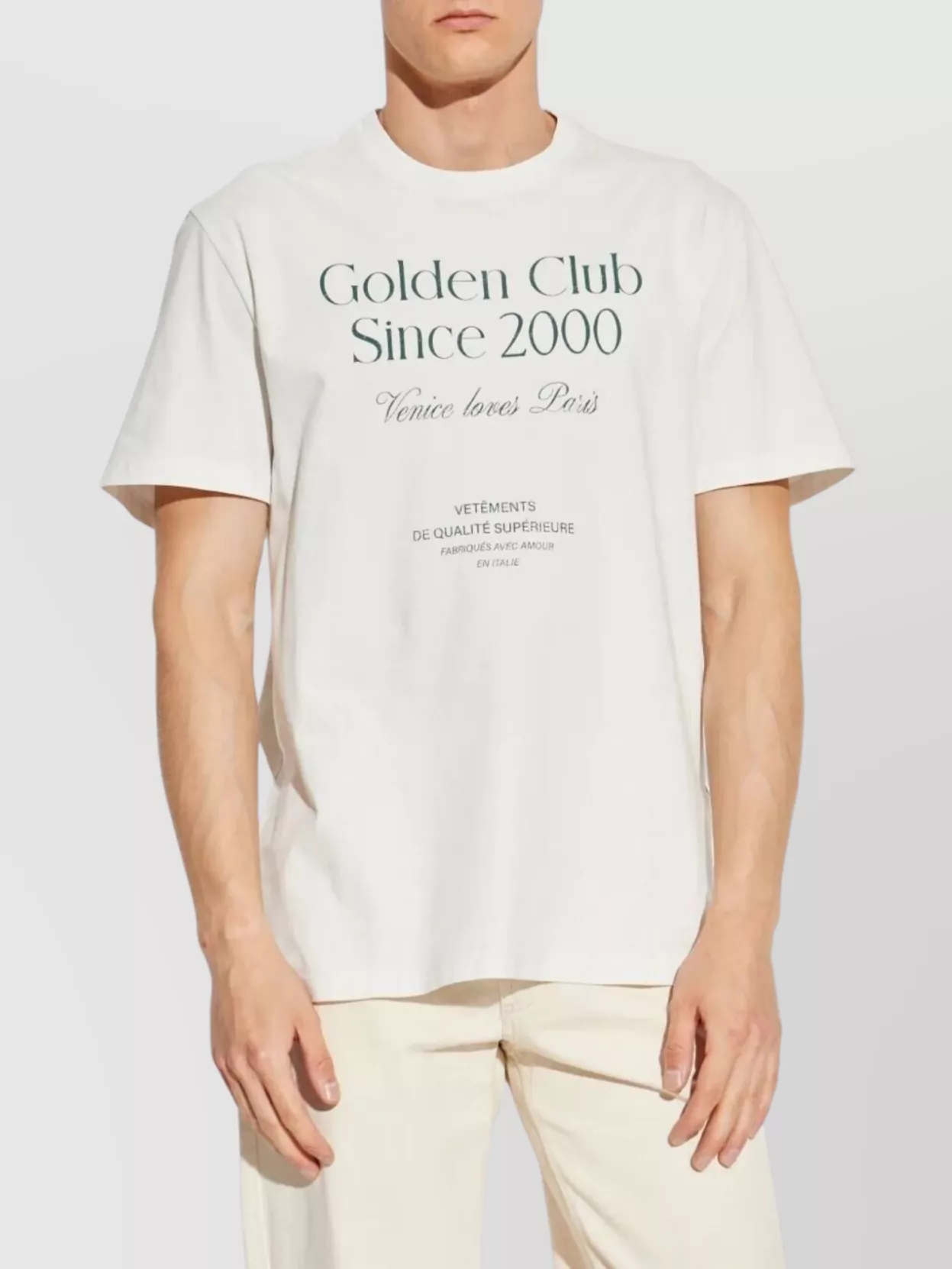 Golden Goose "Journey" Man's T-Shirt Graphic Print