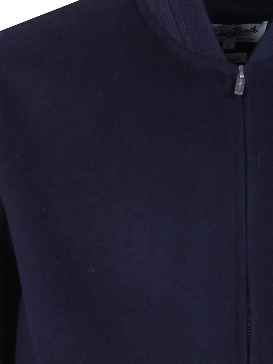 Mc2 Saint Barth Wool Single Breasted Coat