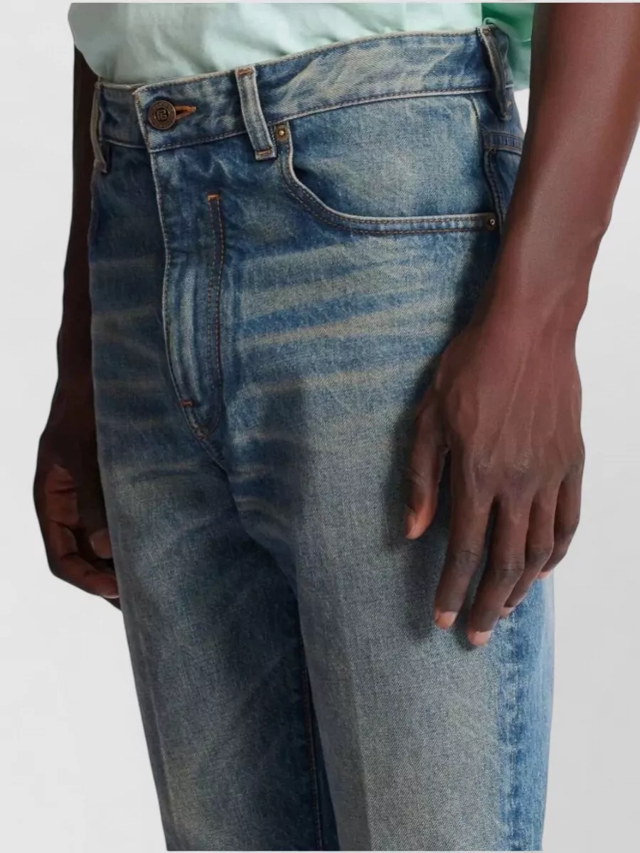 Balmain Denim Straight-Leg Jeans