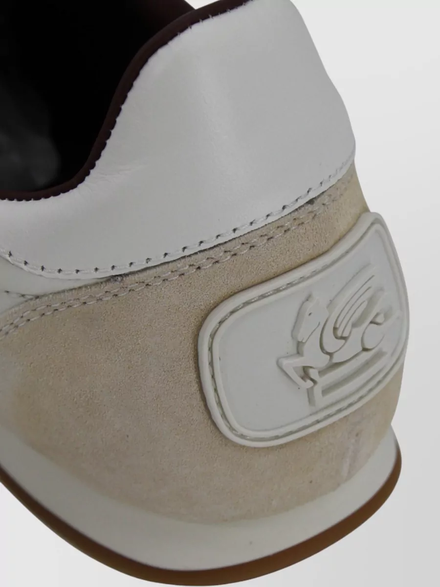 Etro Leather Low-Top Sneakers