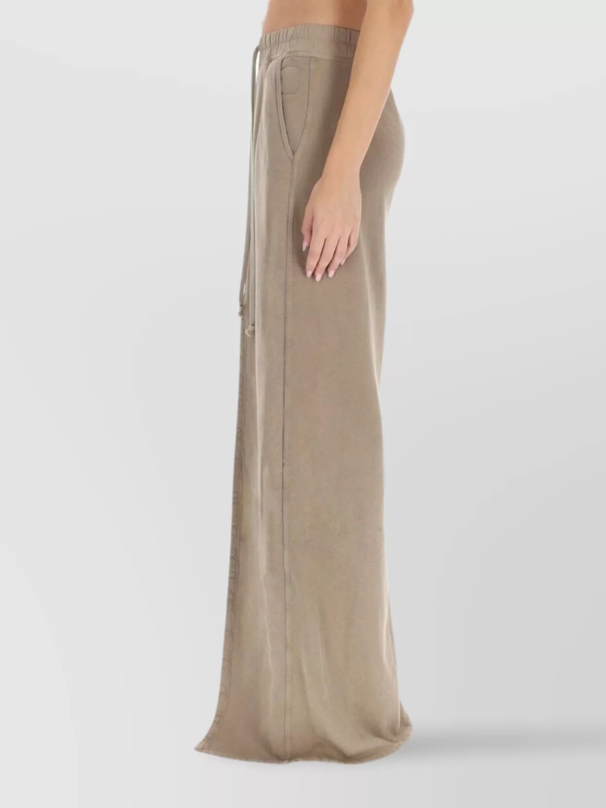 Rick Owens Drkshdw Drawstring Waist Skirt Side Pockets