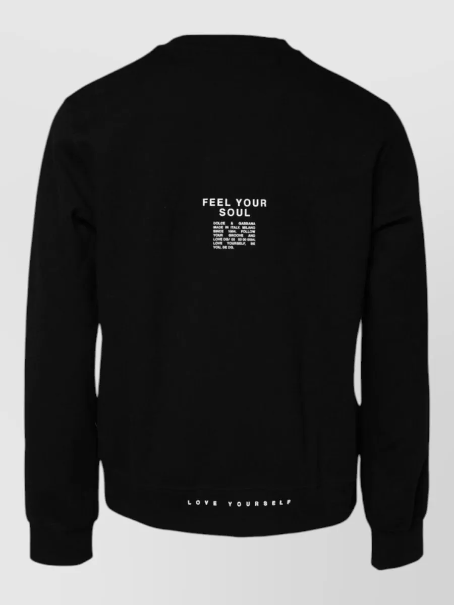 Dolce&Gabbana Cotton Logo-Print Sweatshirt