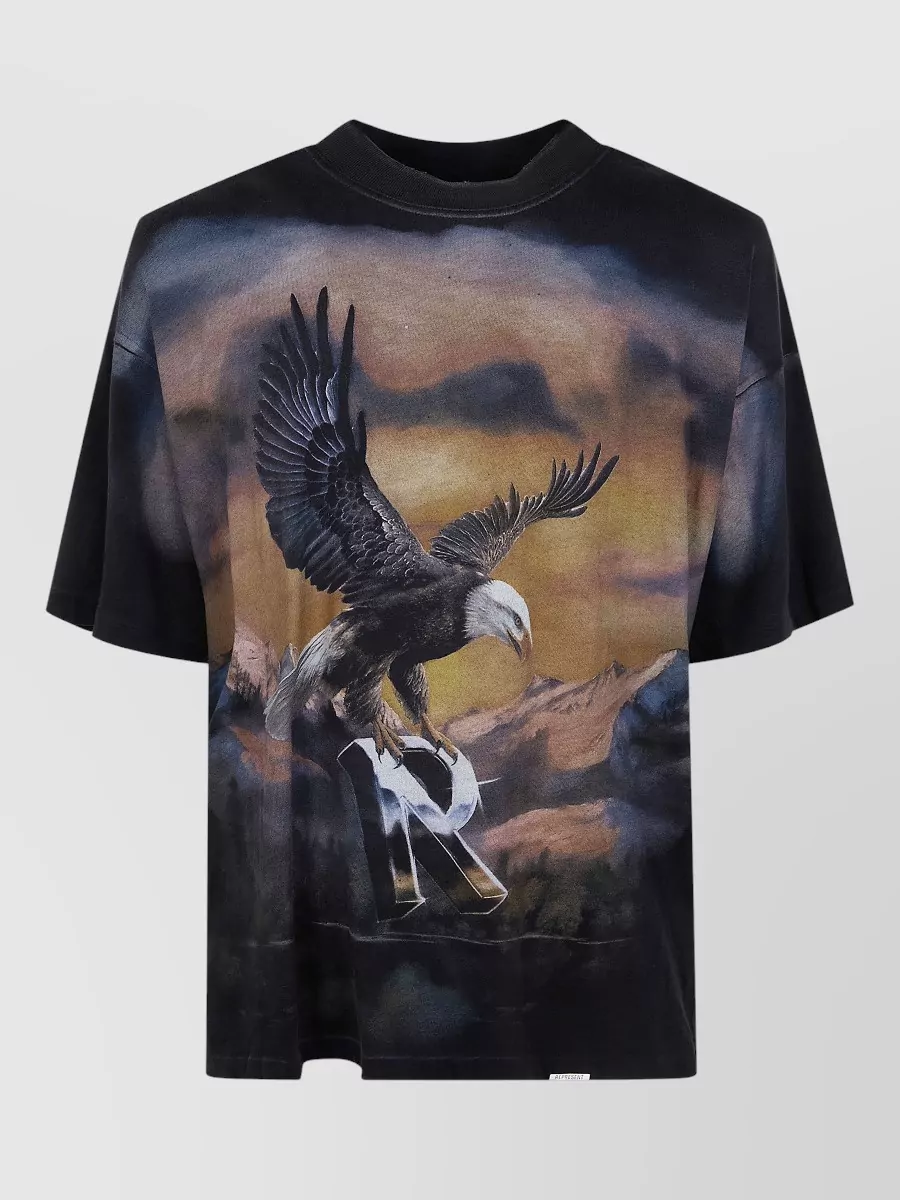 Represent Eagle Graphic Crew Neck T-Shirt