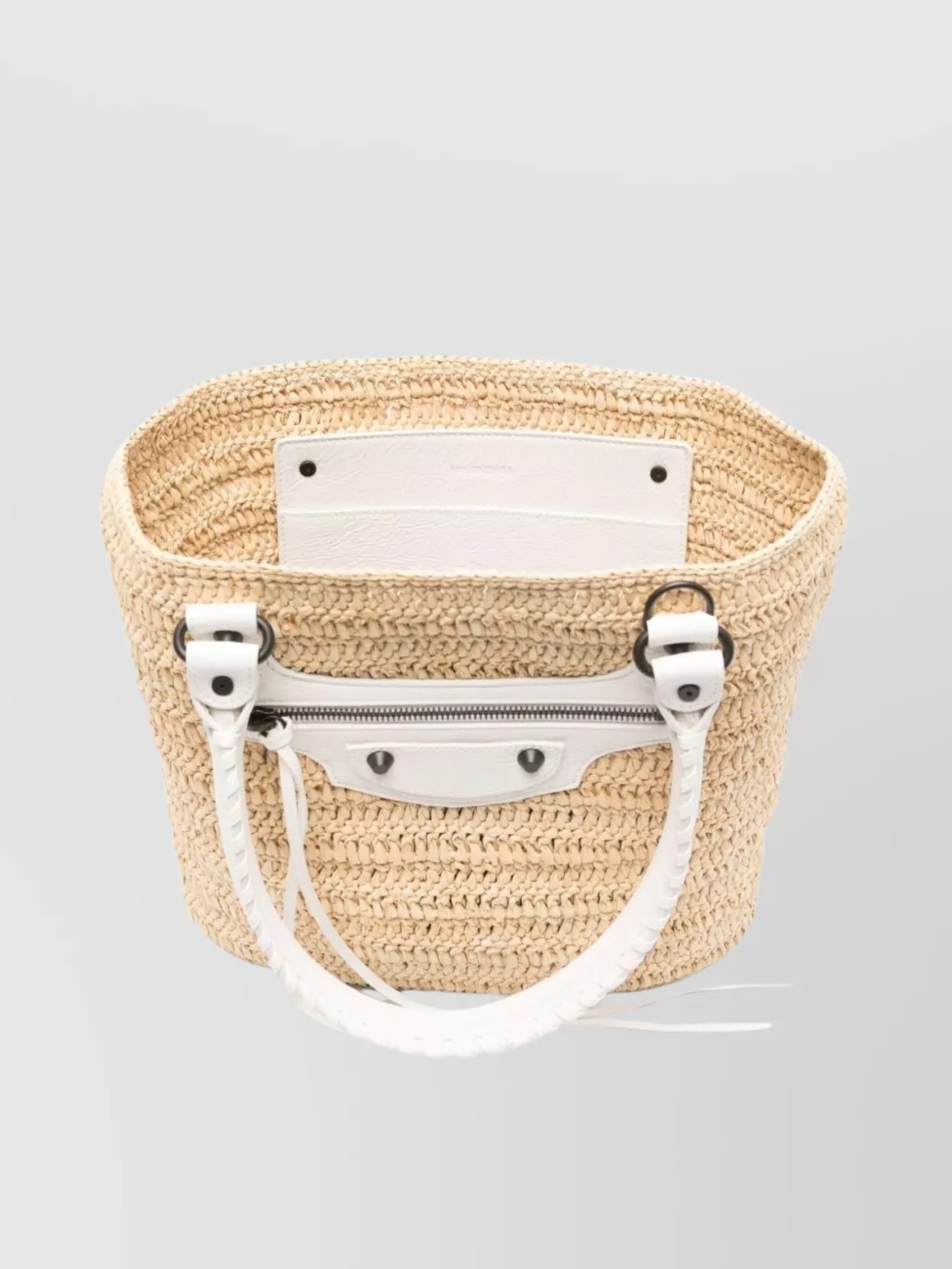 Balenciaga Shoulder Bags With Contrast Stitching And Metal Hardware