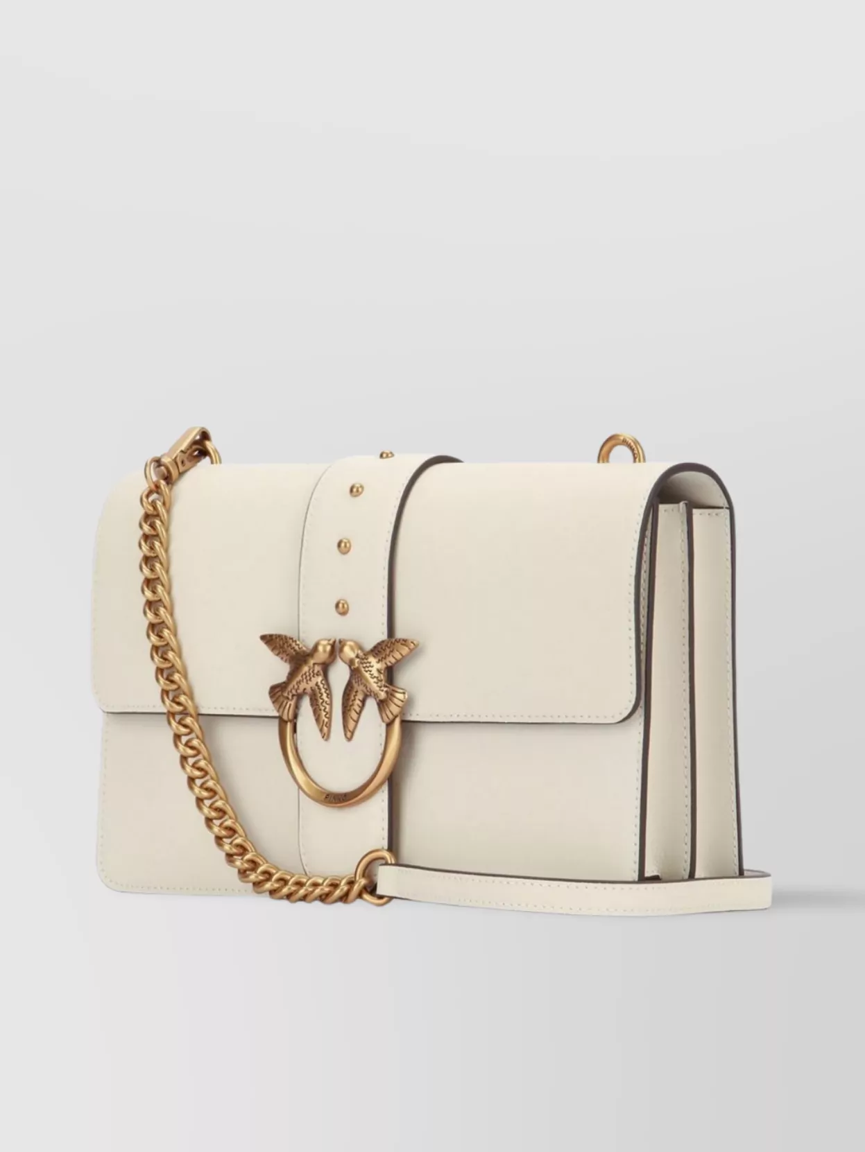 Pinko Love Bag One Leather Crossbody Bag