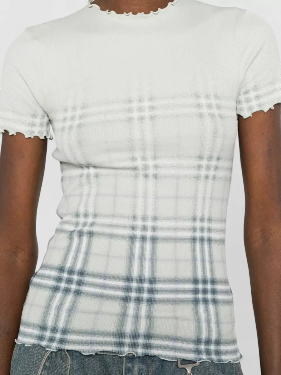 Burberry Gradient Check Cotton Top