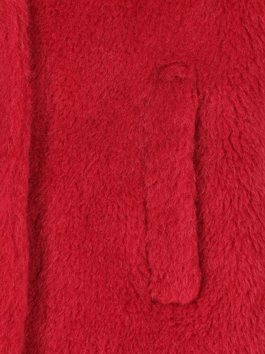 Max Mara Alpaca Virgin Wool Silk Short-Sleeve Cape