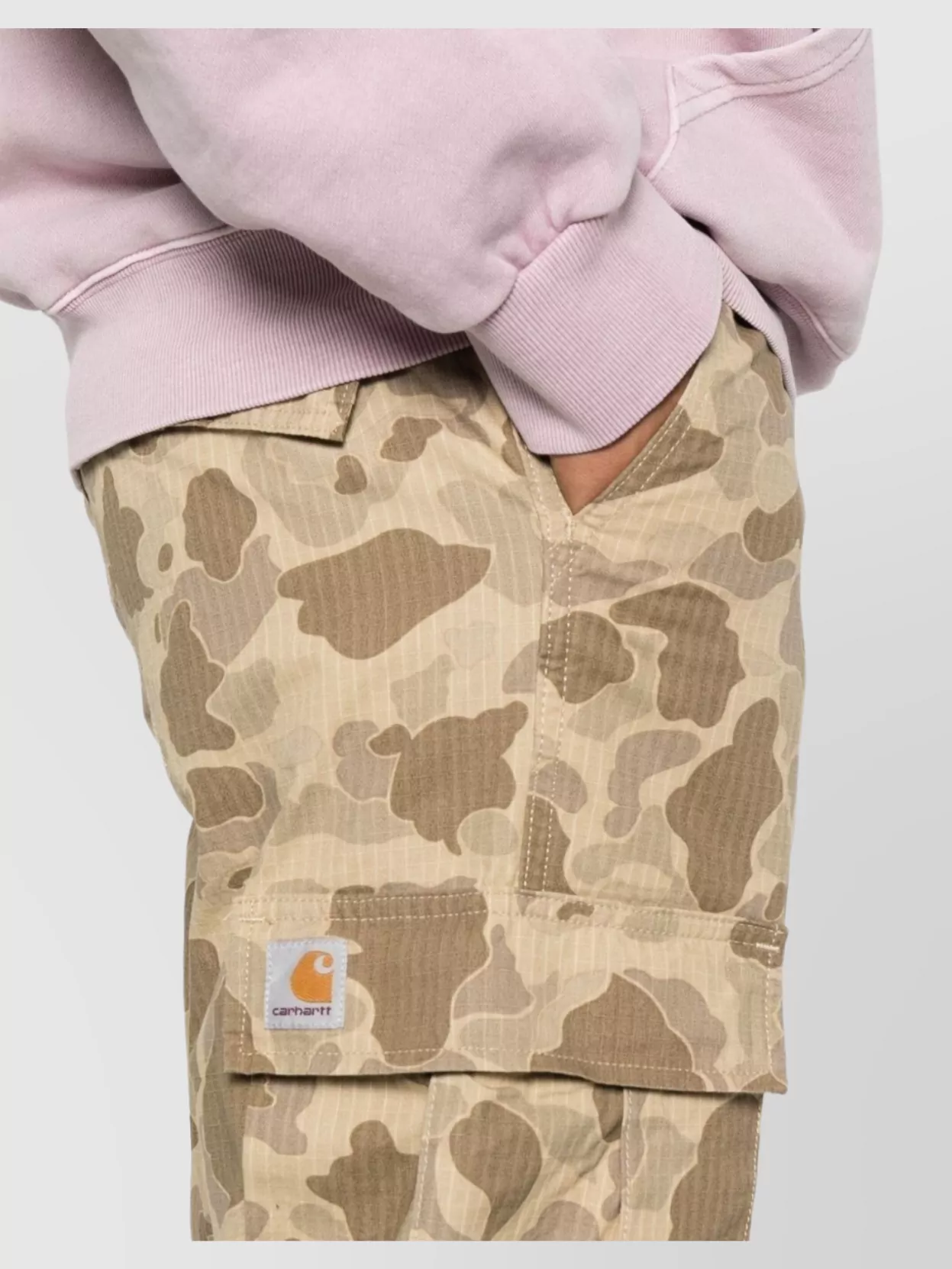 Carhartt Wip Cargo Trousers Camouflage Pattern