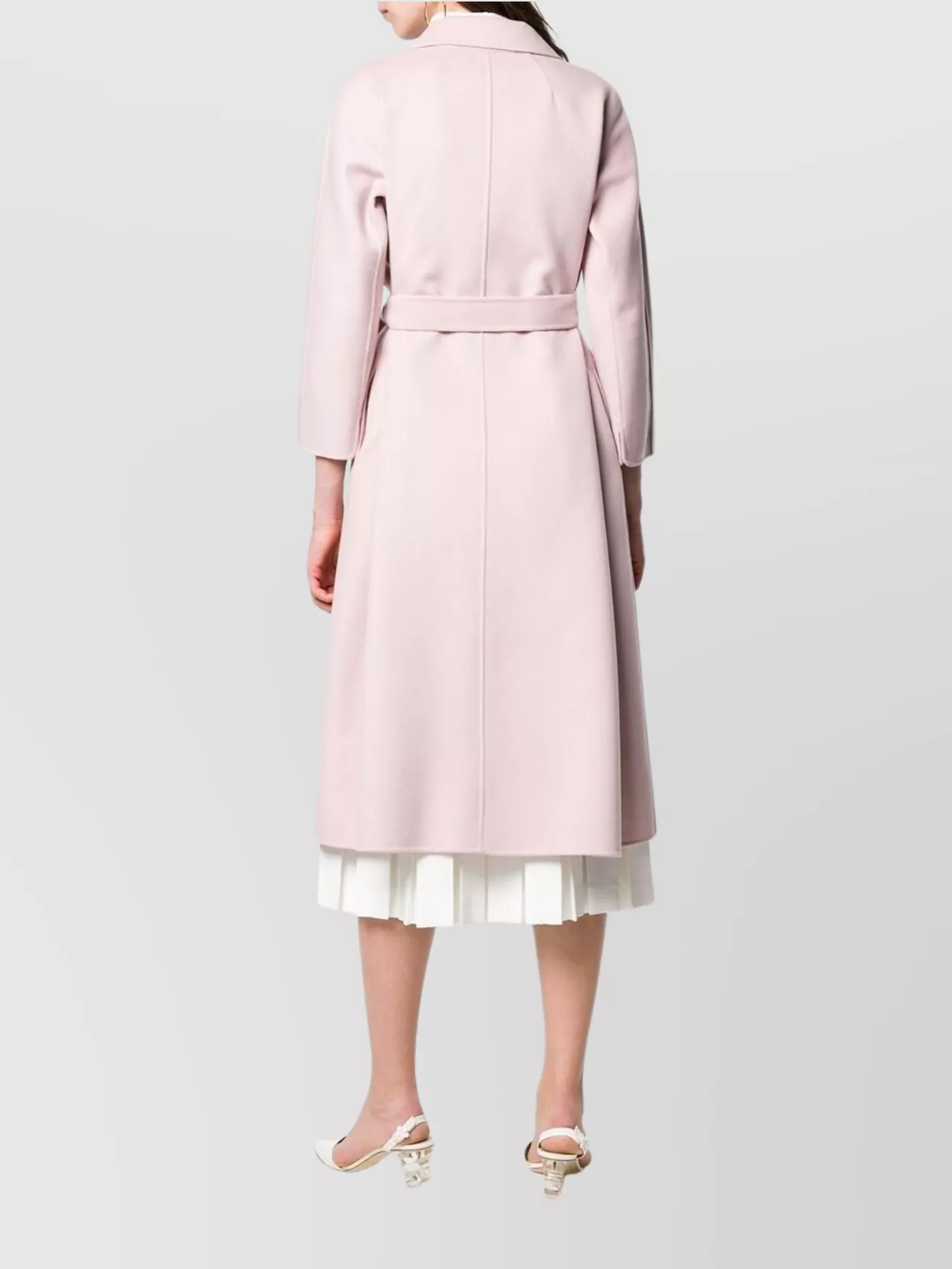 S Max Mara Waist Belted Long Length Coat